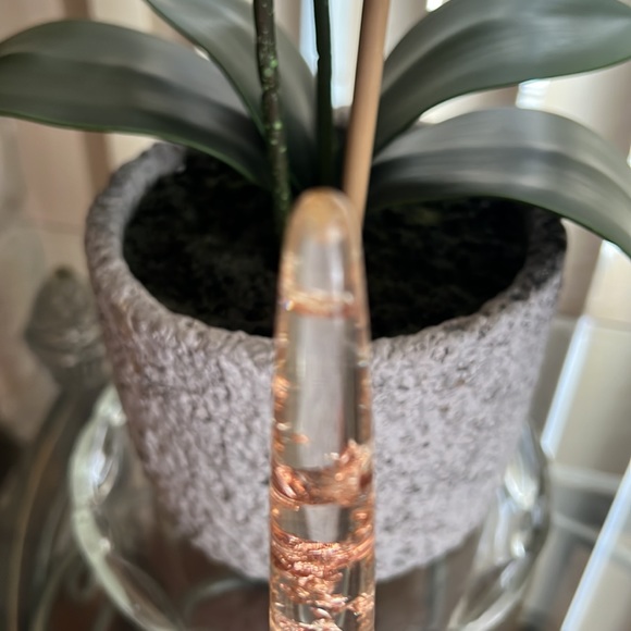 Vintage lucite Candle With Holder - Picture 4 of 12